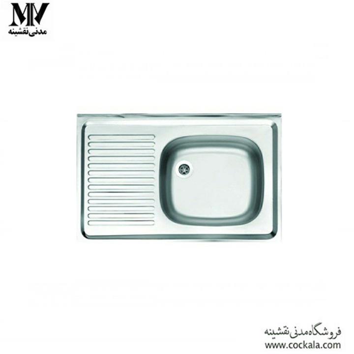 سینک کلاسیک استیل البرز تک لگن ۶۰×۸۰